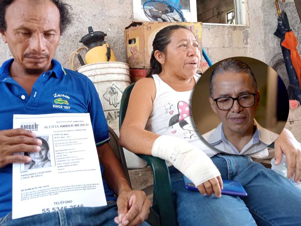 Los padres de Fernanda Cayetana Canul, desaparecida en la Zona Continental de Isla Mujeres, recriminó que la FGE Quintana Roo lanzara una órden de aprehensión a más de 15 días del hecho