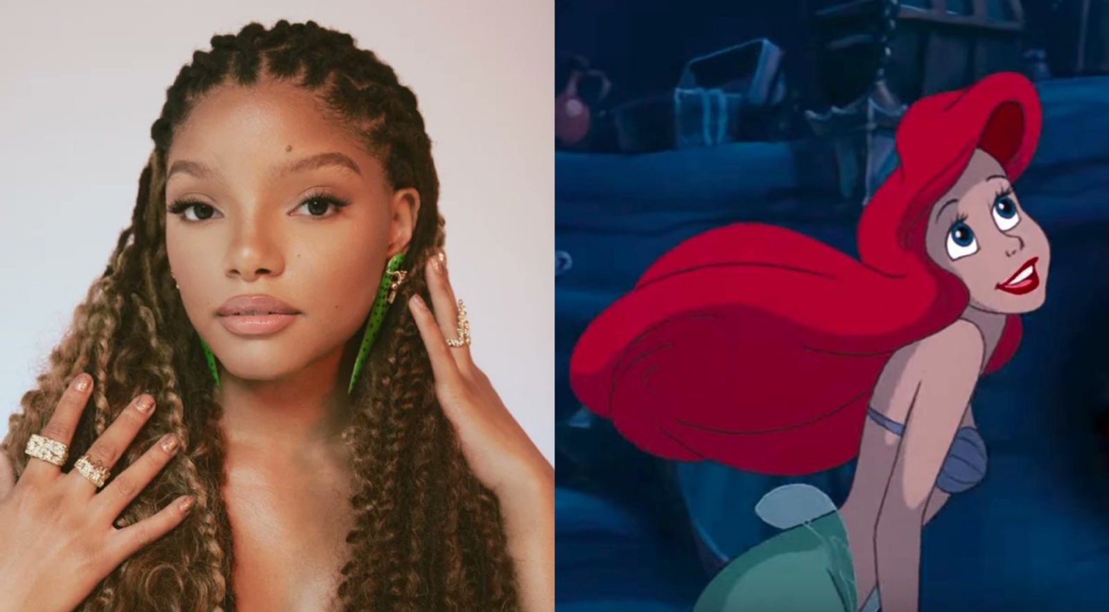 Así luce Halle Bailey como La Sirenita de Disney: VIDEO