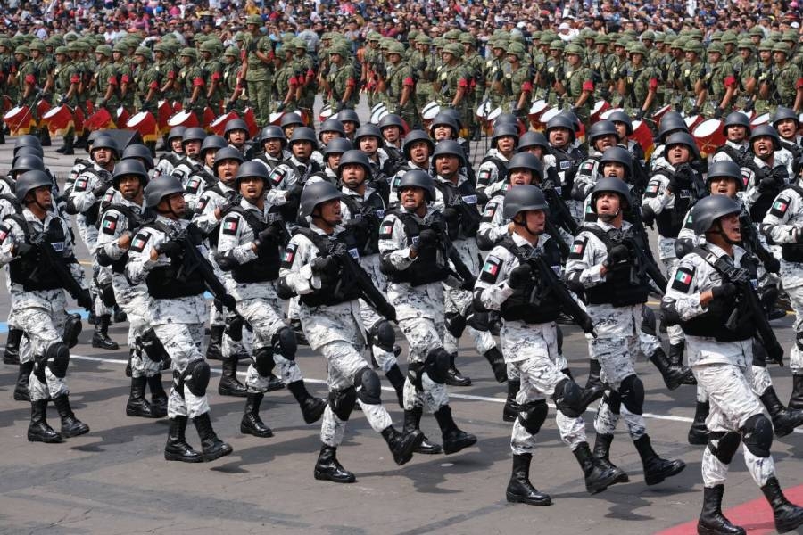 Cada 16 de septiembre se lleva a cabo el desfile militar en la Ciudad de México,