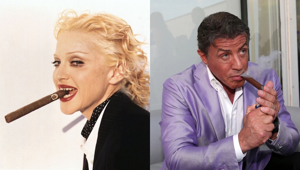 Madonna y Sylvester Stallone son parte de los famosos que consumen habanos