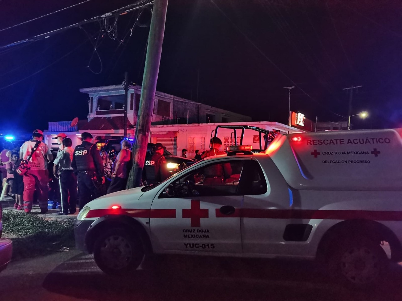 La riña ocurrió durante una fiesta popular en el puerto de Progreso