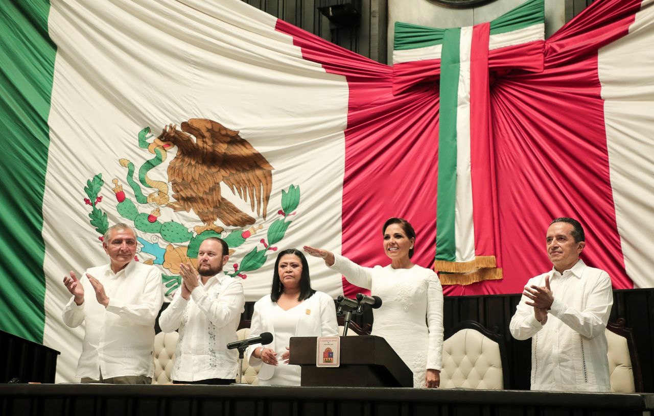 Mara Lezama toma protesta como Gobernadora número 9 de Quintana Roo: Así fue el momento