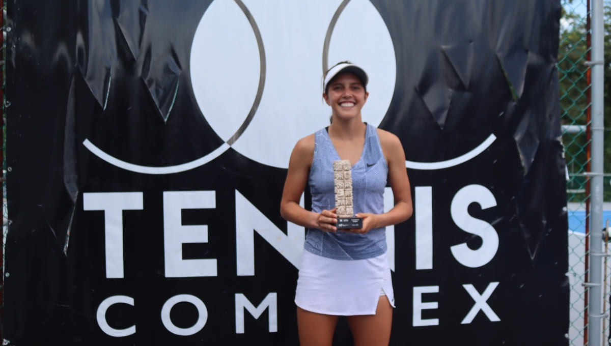 Guatemalteca gana la Gran Final del ITF World Tennis Tour en Cancún