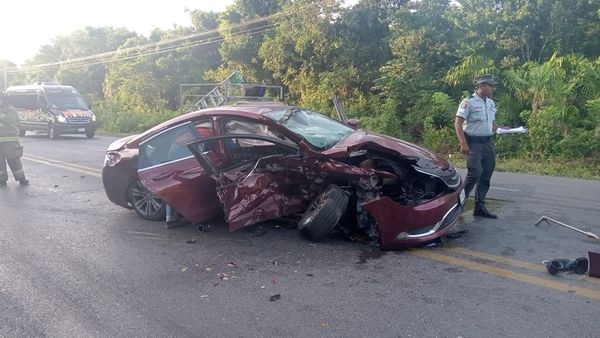 El accidente ocasionó que el tránsito en el lugar disminuyera