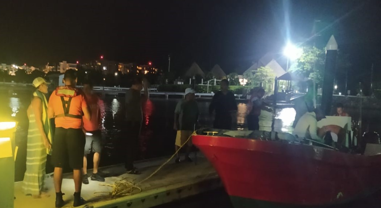 Marina rescata a una embarcación que se encontraba a la deriva cerca de Puerto Morelos