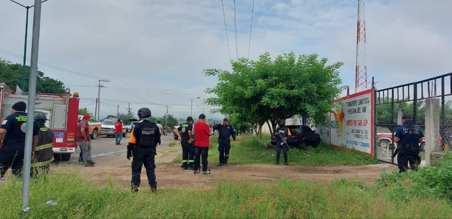 Explosión en planta de gas LP deja 6 heridos en Tlapehuala, Guerrero