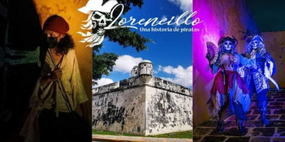 El espectáculo de Lorencillo, el pirata que más veces atacó campeche. Foto: Facebook/LorencilloUnaHistoriadePiratas