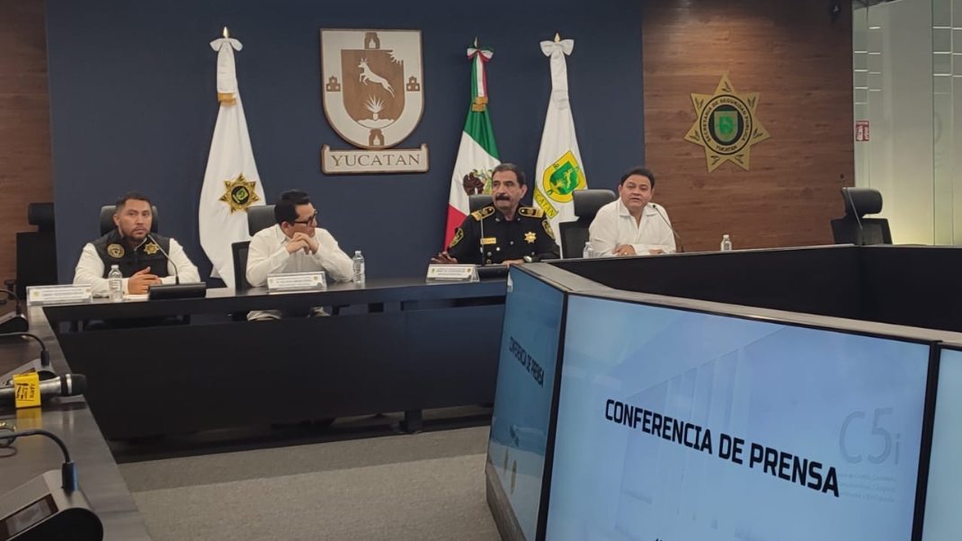 Este martes la SSP y la FGE Yucatán encabezaron una conferencia de prensa