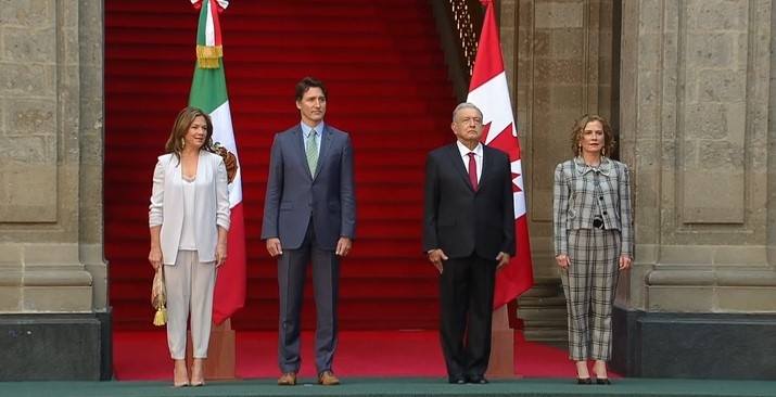 Ceremonia de bienvenida al primer ministro de Canadá, Justin Trudeau: EN VIVO