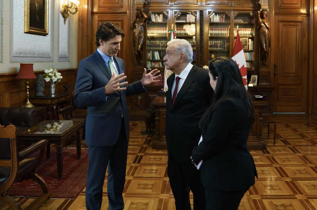 Trudeau aborda el desacuerdo energético con AMLO