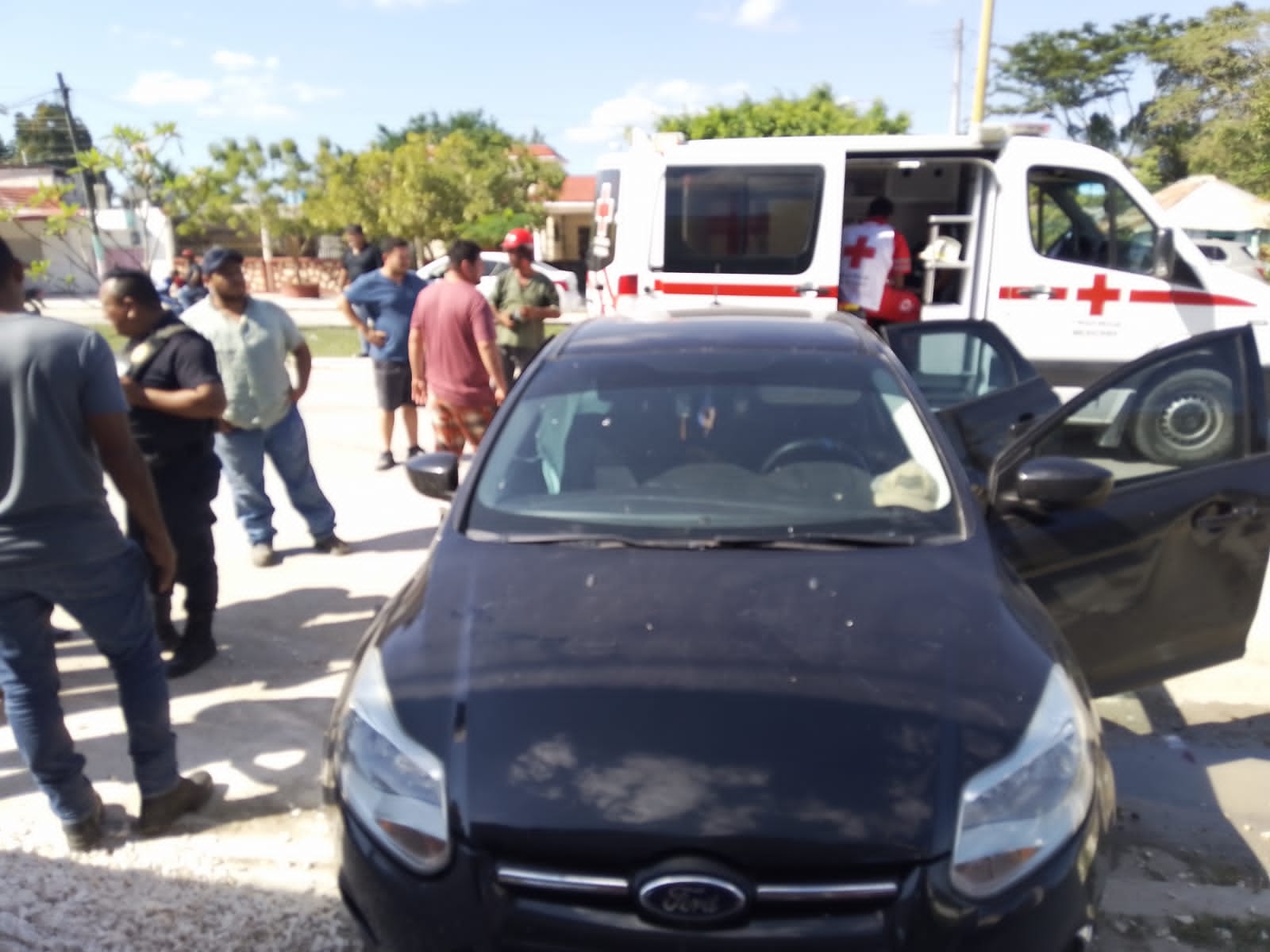 Una mujer resultó lesionada tras el incidente