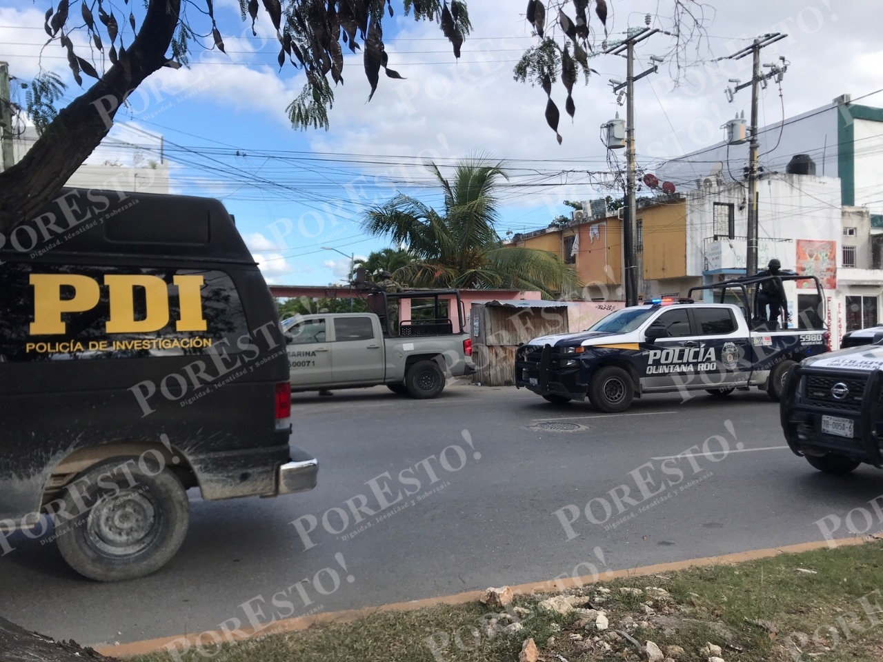 Los cateos se realizaron en domicilios ubicados en los fraccionamientos Tierra Maya, Porto Bello y Unidad Morelos