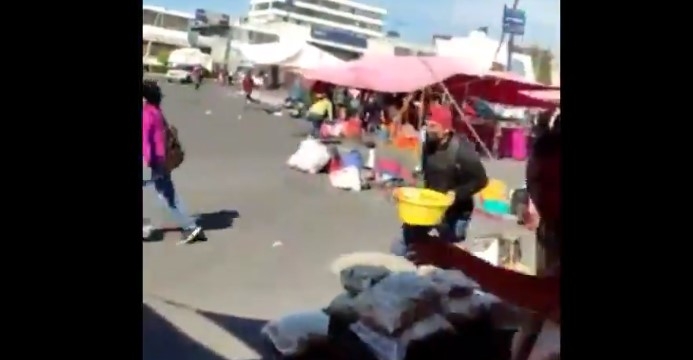 Reportan balacera en tianguis de Cuautitlán Izcalli: VIDEO