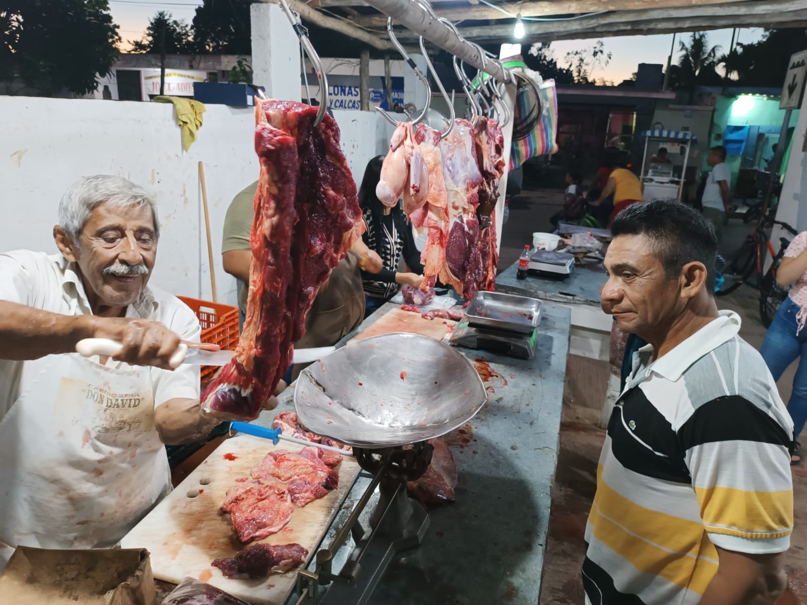 El costo del kilo de la res se vendía en 150 pesos al igual que en las carnicerías de Tizimín