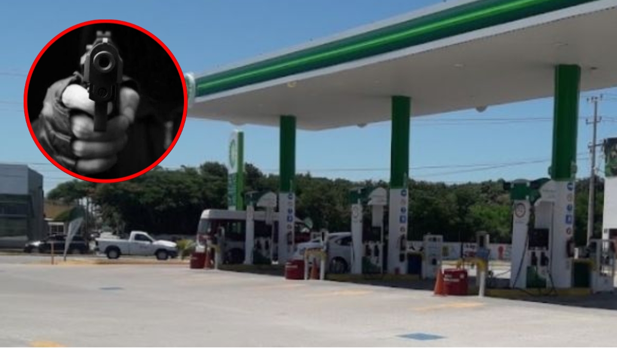 Violento asalto a una gasolinera en Ciudad del Carmen