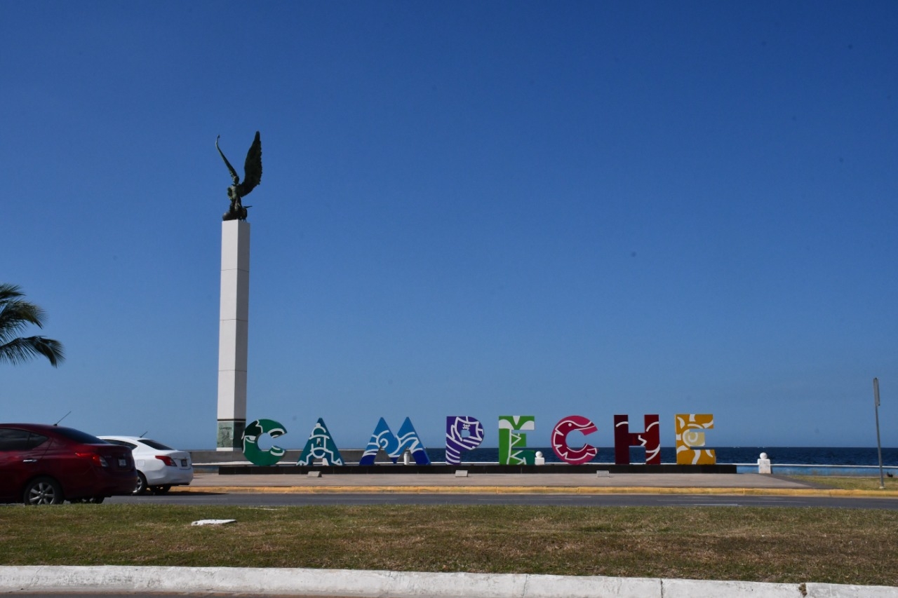 Las letras turísticas de Campeche no cuentan con iluminación por las noches