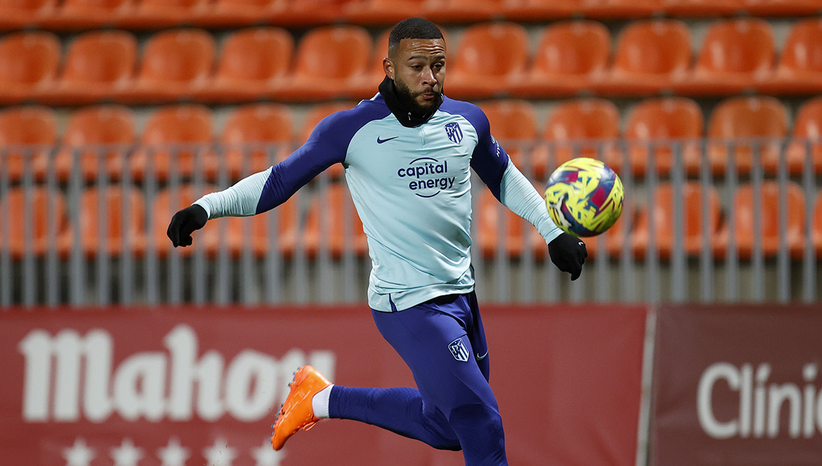 Memphis Depay inicia su etapa en el Atlético tras dejar el Barcelona