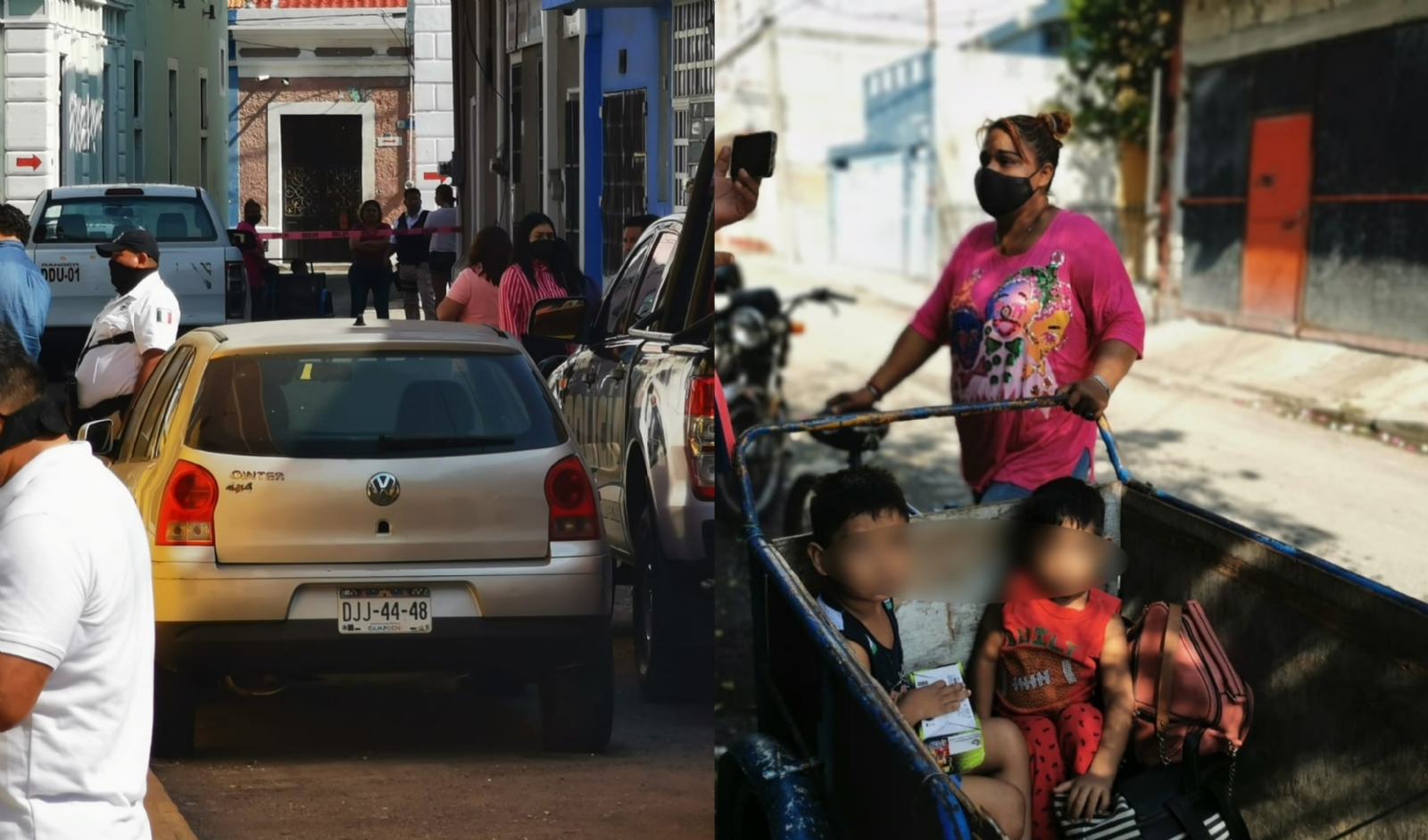 Por orden del Alcalde, desalojan a familia de escasos recursos en Ciudad del Carmen