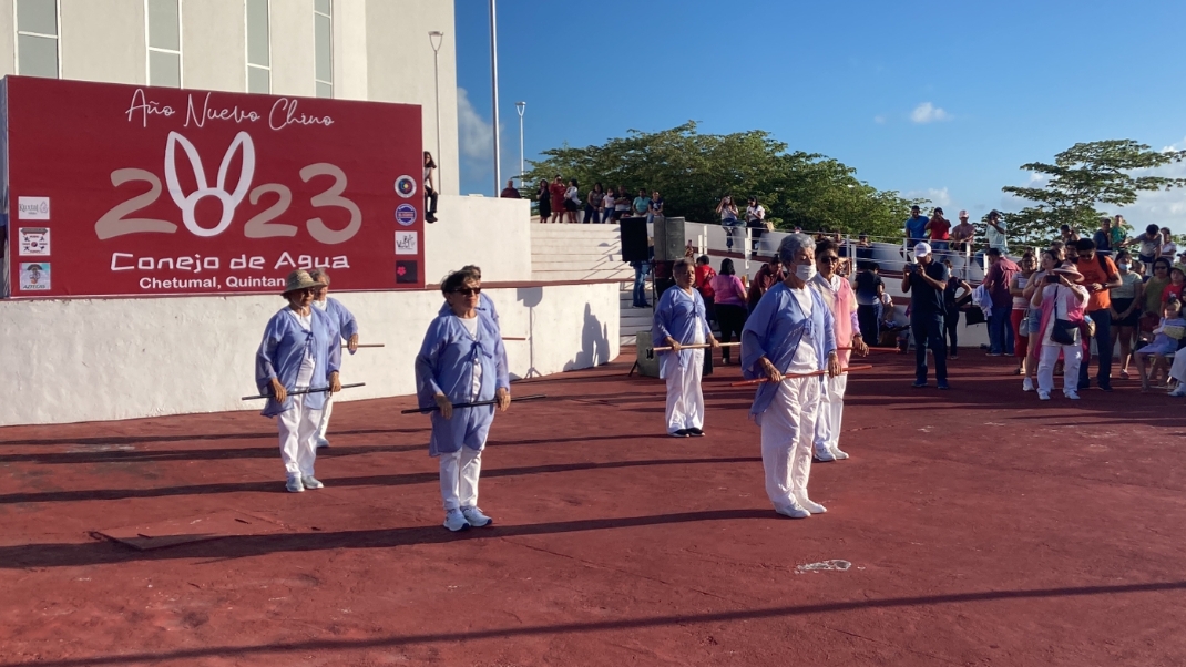 Con festival cultural, celebran la llegada del Año Nuevo Chino 2023 en Chetumal