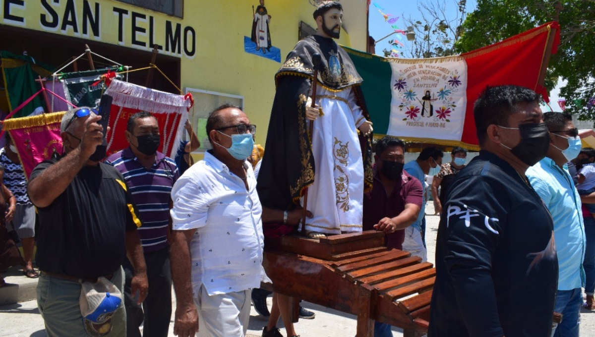 Peligra gremio en honor a San Telmo en Progreso