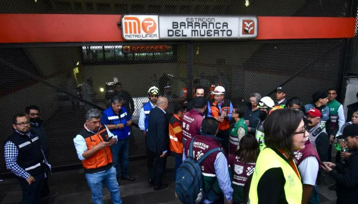 La estación de Barranca del Muerto tuvo que ser cerrada luego del incidente