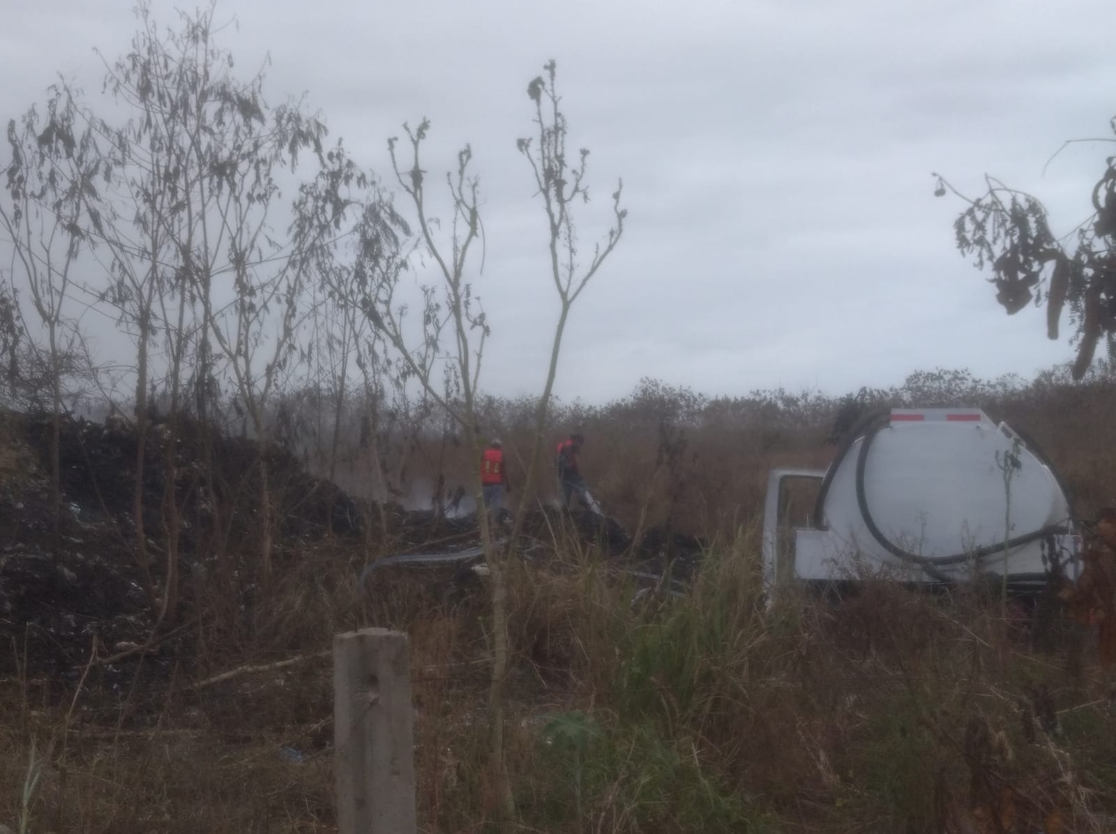 Incendio en el basurero de Umán sin dar tregua luego de cuatro días: EN VIVO