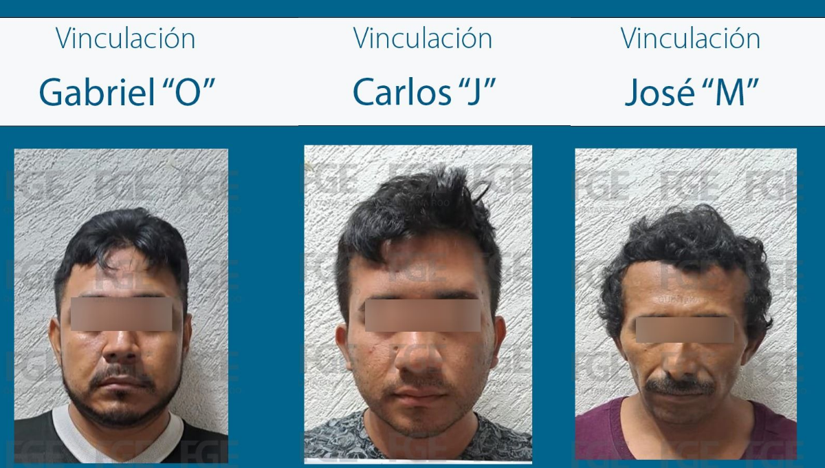 Vinculan a proceso a tres hombres acusados de intento de homicidio en Playa del Carmen