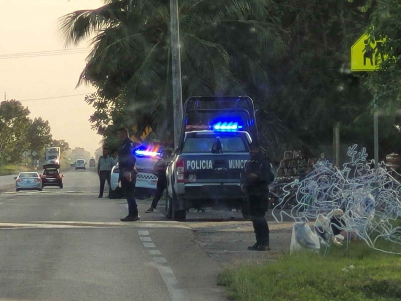 Autoridades policiales arribaron a la comunidad