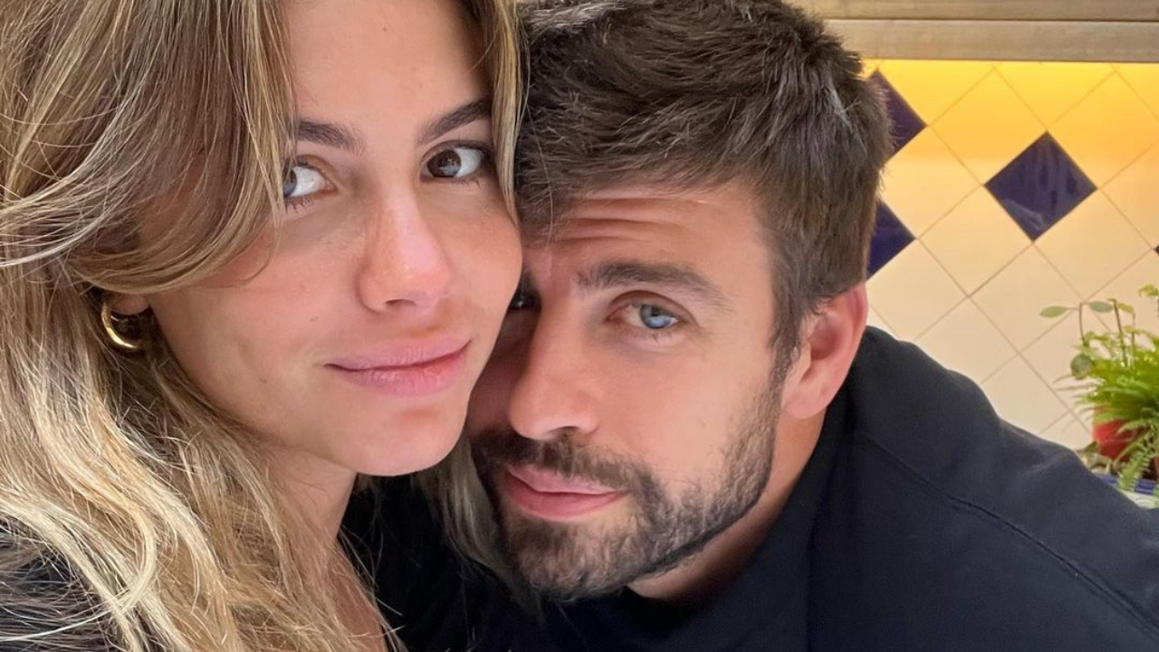 Clara Chía y Piqué, en su primera foto en redes sociales. Foto: Instagram Piqué