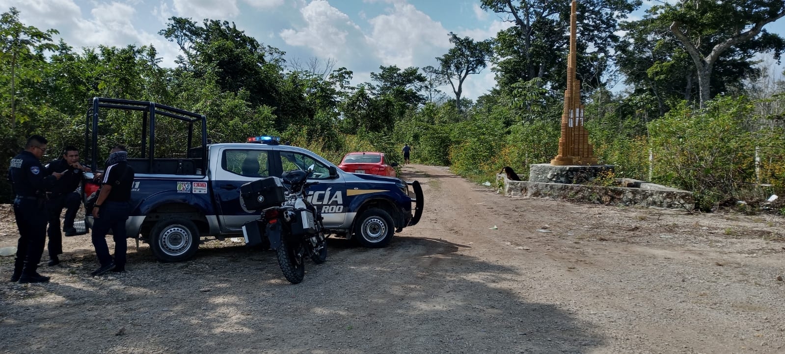 Elementos de la policía municipal acudieron al sitio