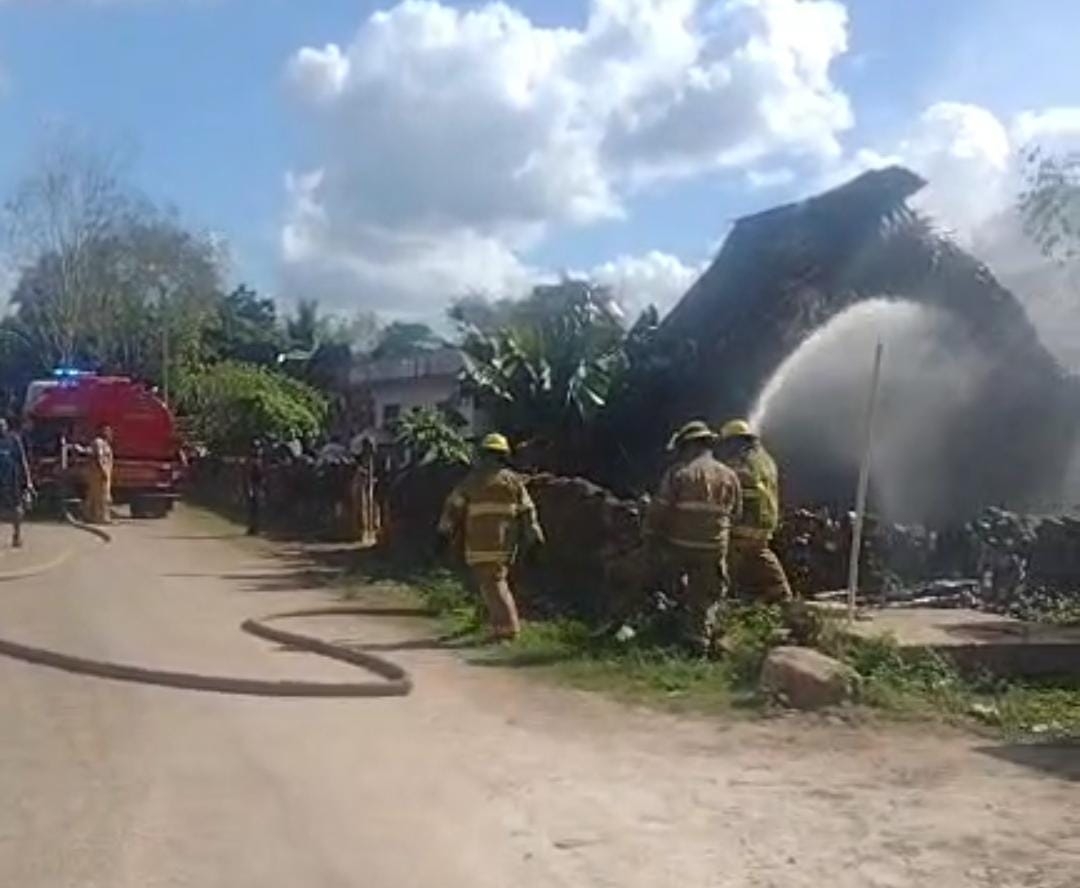 Los propietarios de la casa dijeron que desconocen cómo y dónde inicio el fuego