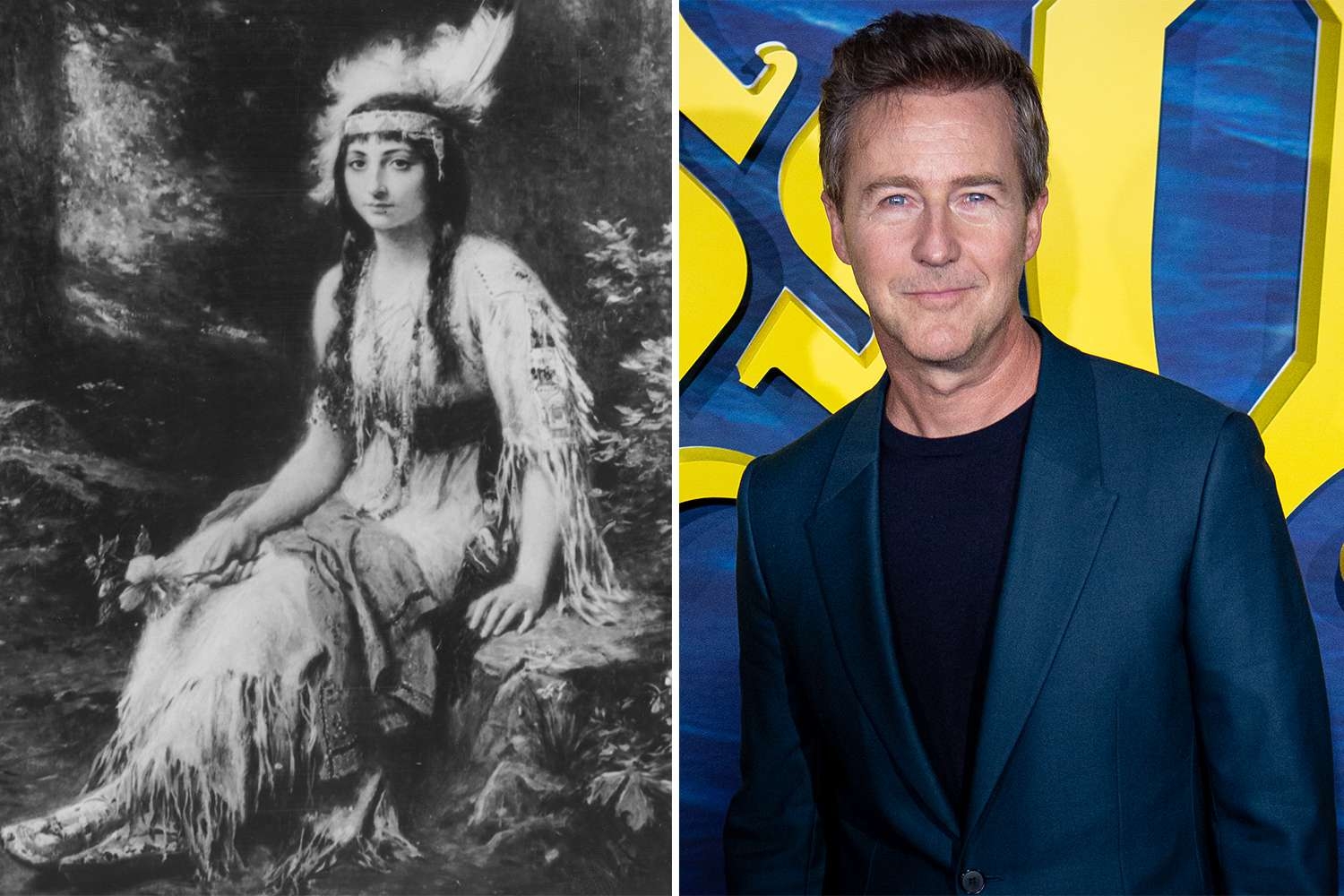 Edward Nortonn y Pocahontas son familia y así fue como se enteró el actor de Hollywood