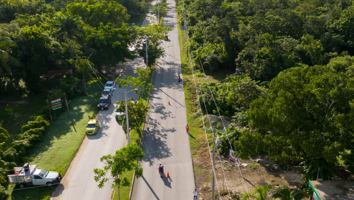 Autoridades iniciaron la ampliación del arroyo vehicular con un tramo que servirá para ciclistas