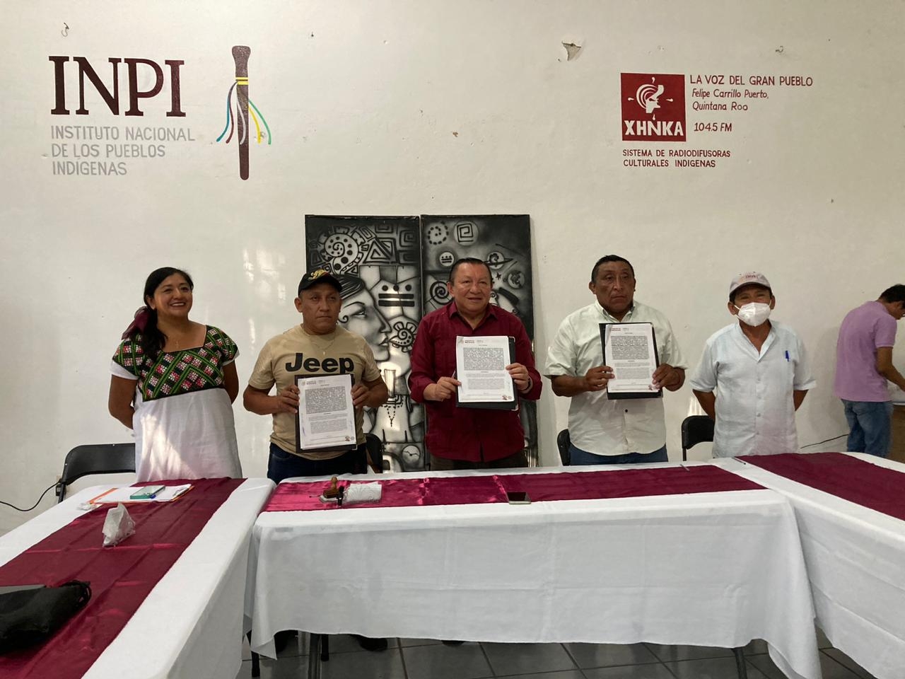 INPI Quintana Roo firma convenio para restaurar Centros Ceremoniales Mayas