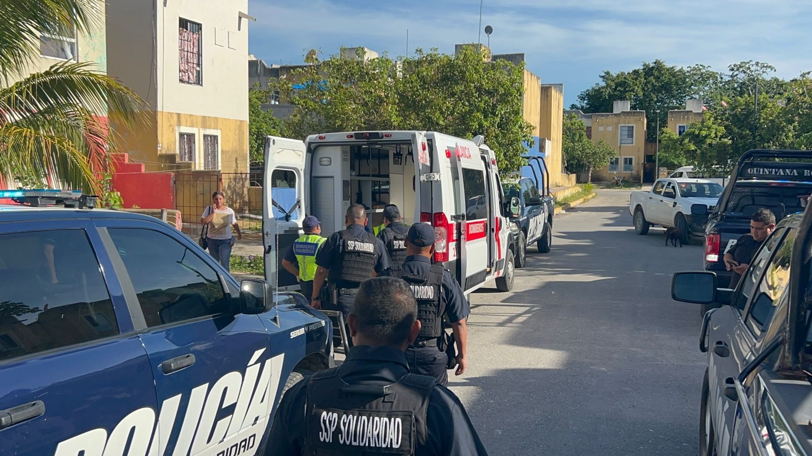 Hombre se salva de ser ejecutado en el fraccionamiento Villas del Sol en Playa del Carmen