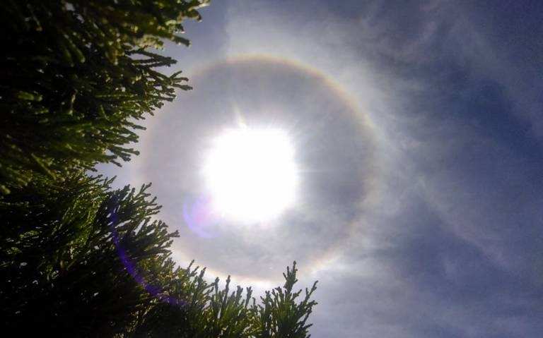 El halo solar siempre ha sido relacionado a fenómenos naturales