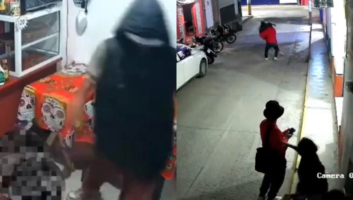 Hombre golpea a un sujeto luego de darle un 'zape' a su hijo en Oaxaca: VIDEO