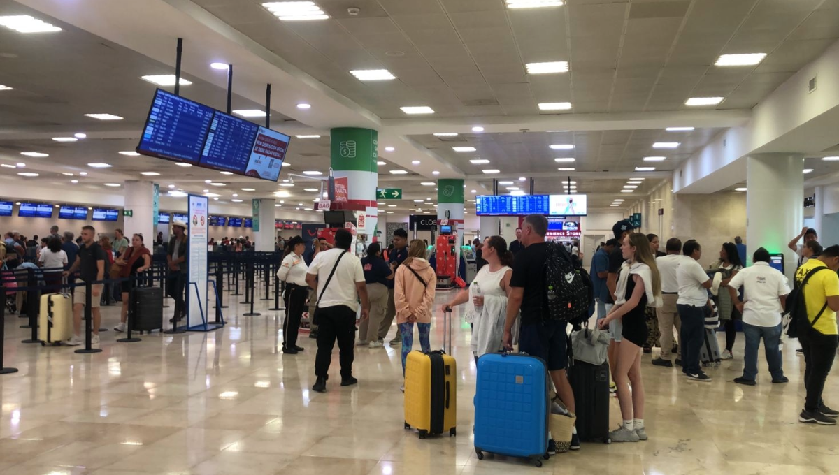 Aeropuerto de Cancún retrasa vuelos internacionales este viernes 10 de noviembre