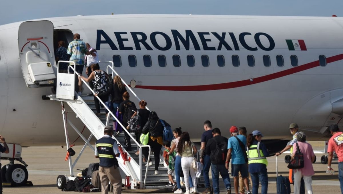 Puente aéreo a Acapulco. 14 vuelos humanitarios en su primer día