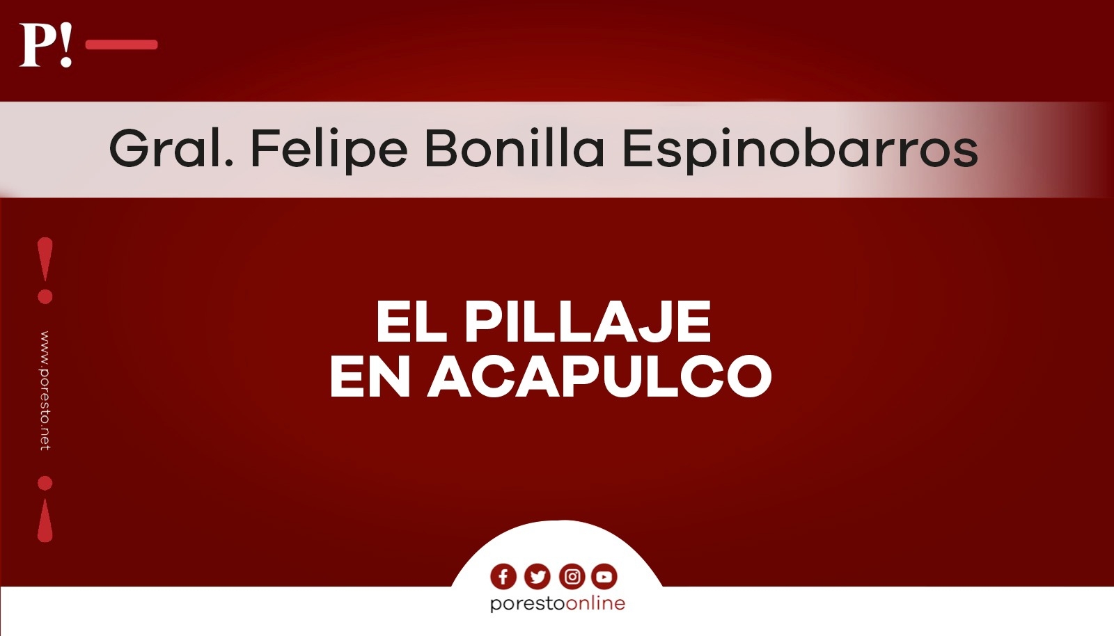 El pillaje en Acapulco