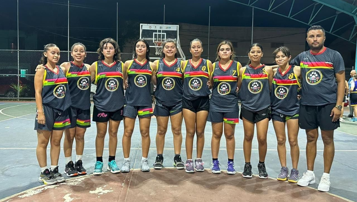Basquetbolistas de Cancún representarán a Quintana Roo en torneo regional en Chiapas