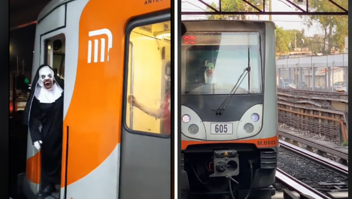 La Monja deja la feria y toma las riendas del Metro de la Ciudad de México: VIDEO