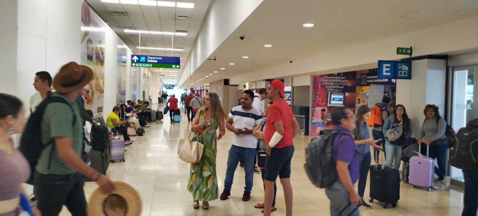 Vuelos en el aeropuerto de Mérida llegan adelantados este miércoles