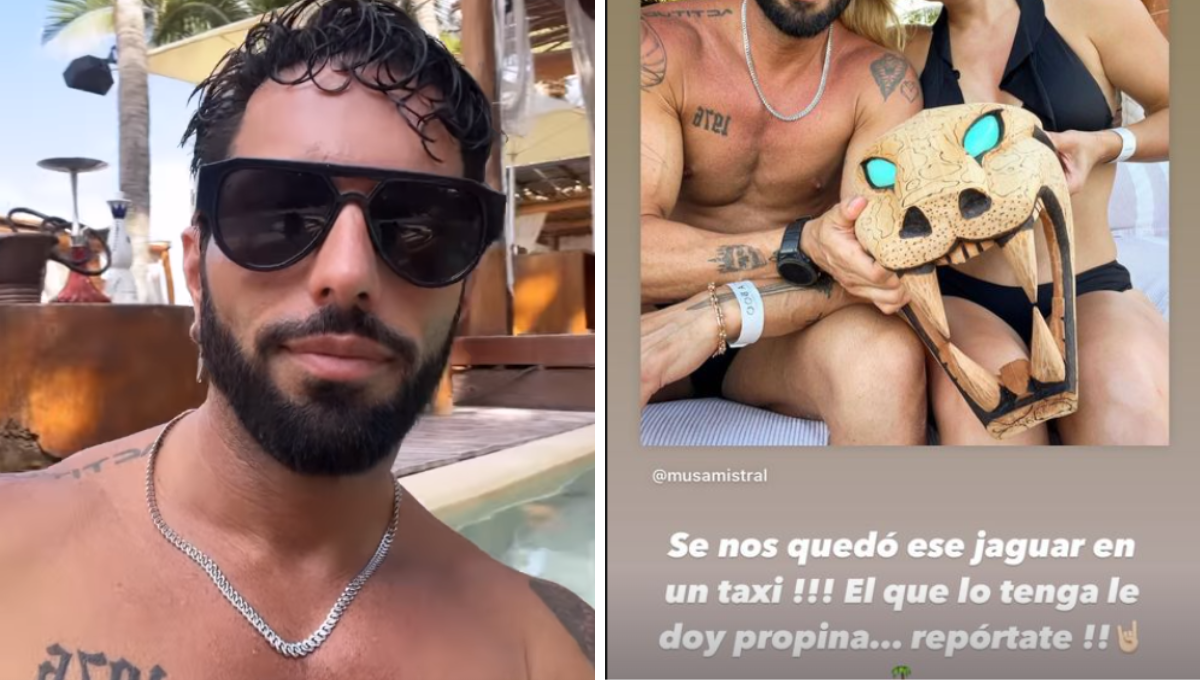 Poncho de Nigris se encuentra en Tulum disfrutando junto a su esposa Musa Mistral
