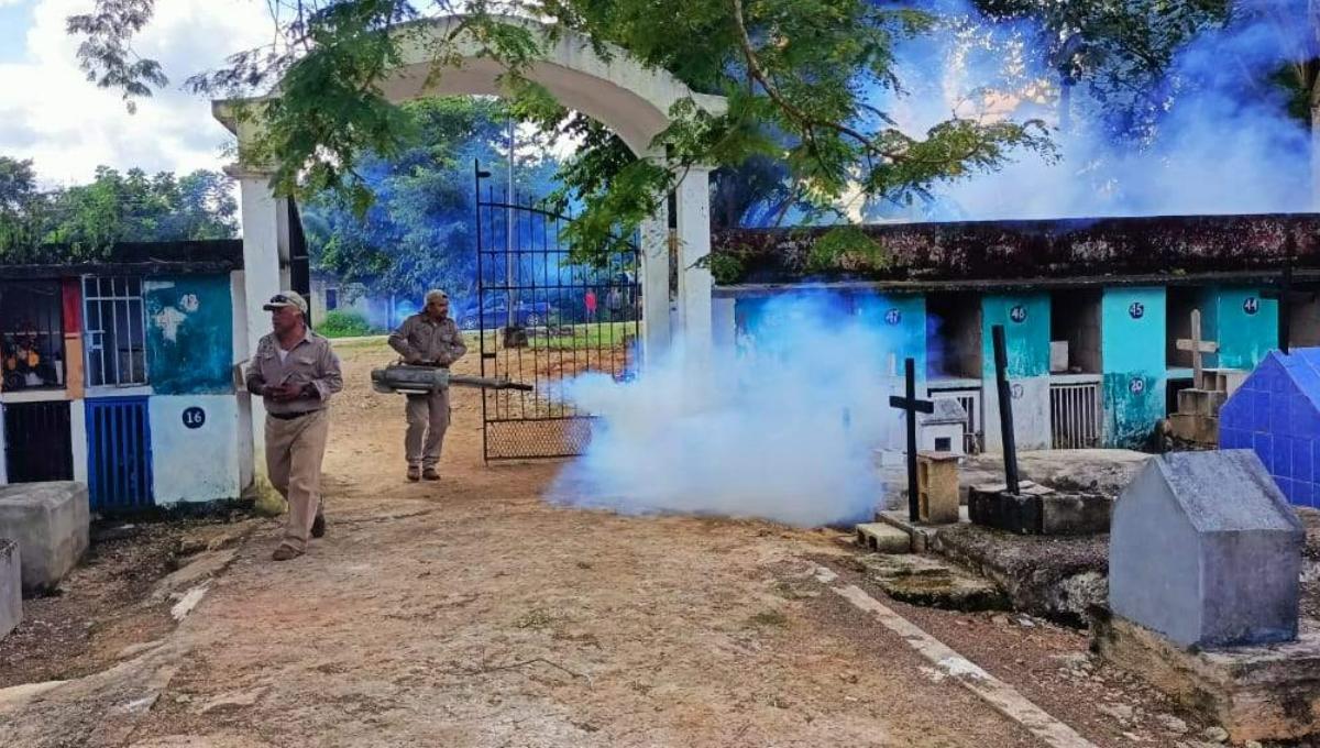 Casos de dengue en Quintana Roo: Fumigarán 16 cementerios en Kantunilkín