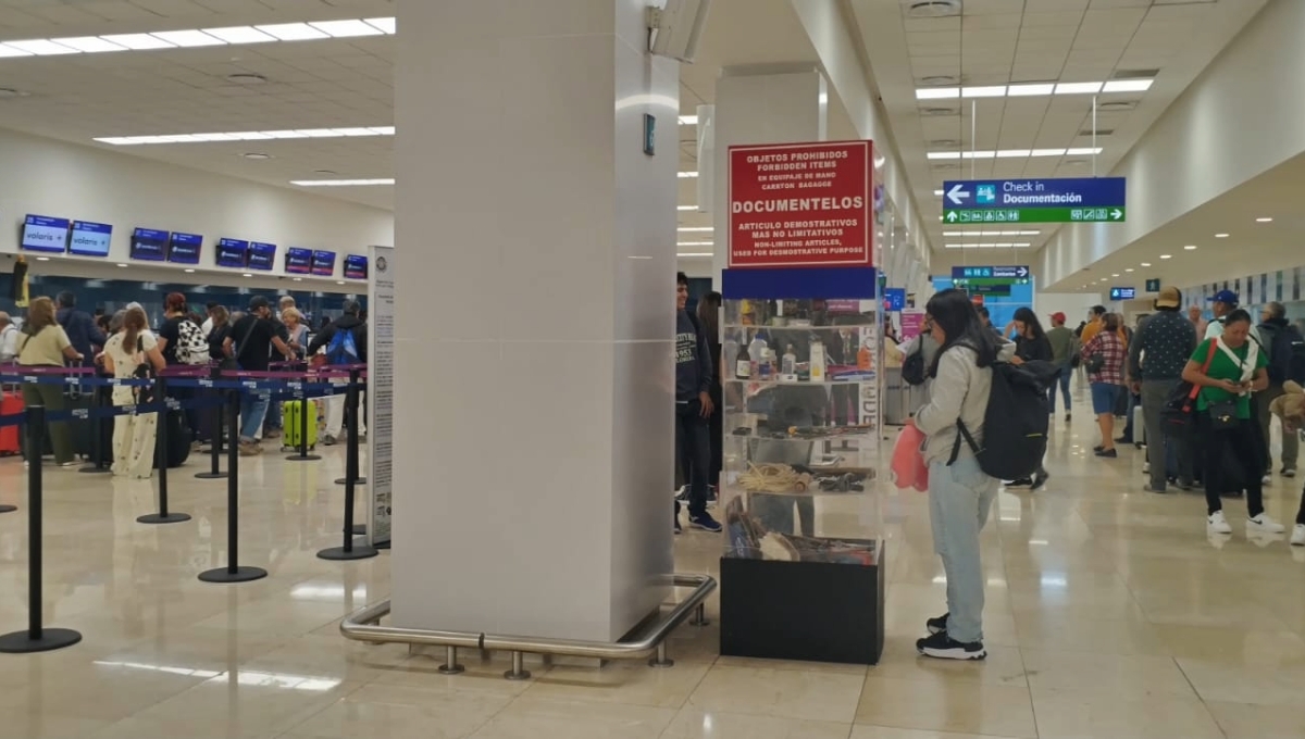 Este miércoles el primer vuelo en despegar fue de Aeroméxico a la Ciudad de México