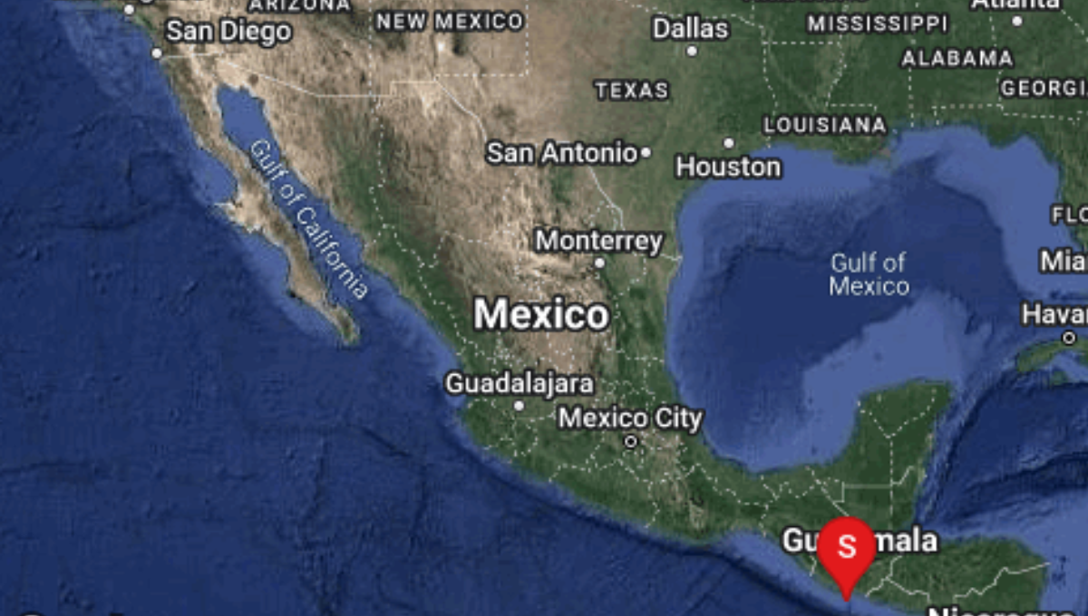 Reportan sismo de magnitud 5.6 al Sureste de Chiapas