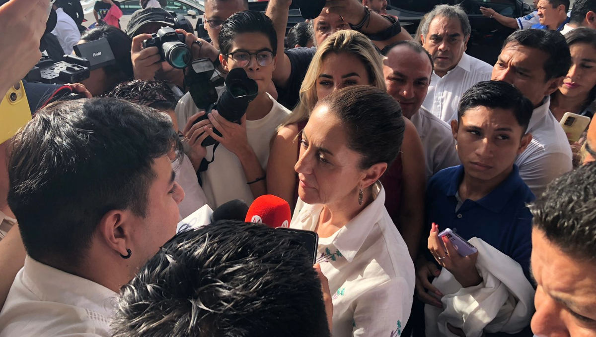 Es decisión de él: Claudia Sheinbaum ante posible salida de Marcelo Ebrard de Morena