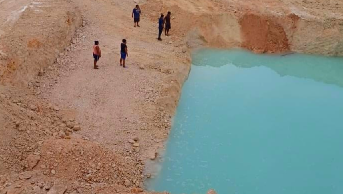 Tren Maya: Aparece una 'piscina' natural durante los trabajos en Bacalar