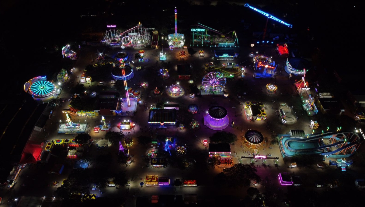 Feria Yucatán Xmatkuil 2023: Así se ve desde el cielo